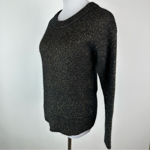A.L.C. Bowen Metallic Flyaway Back Wool Alpaca Sweater Size XS - Picture 4 of 7